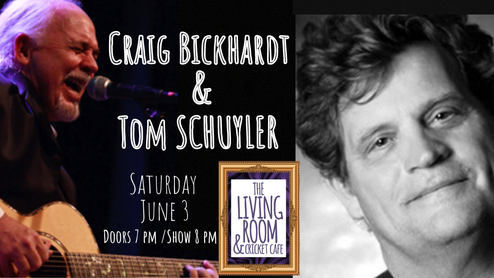 SAT. JUNE 3: Craig Bickhardt & Thom Schuyler