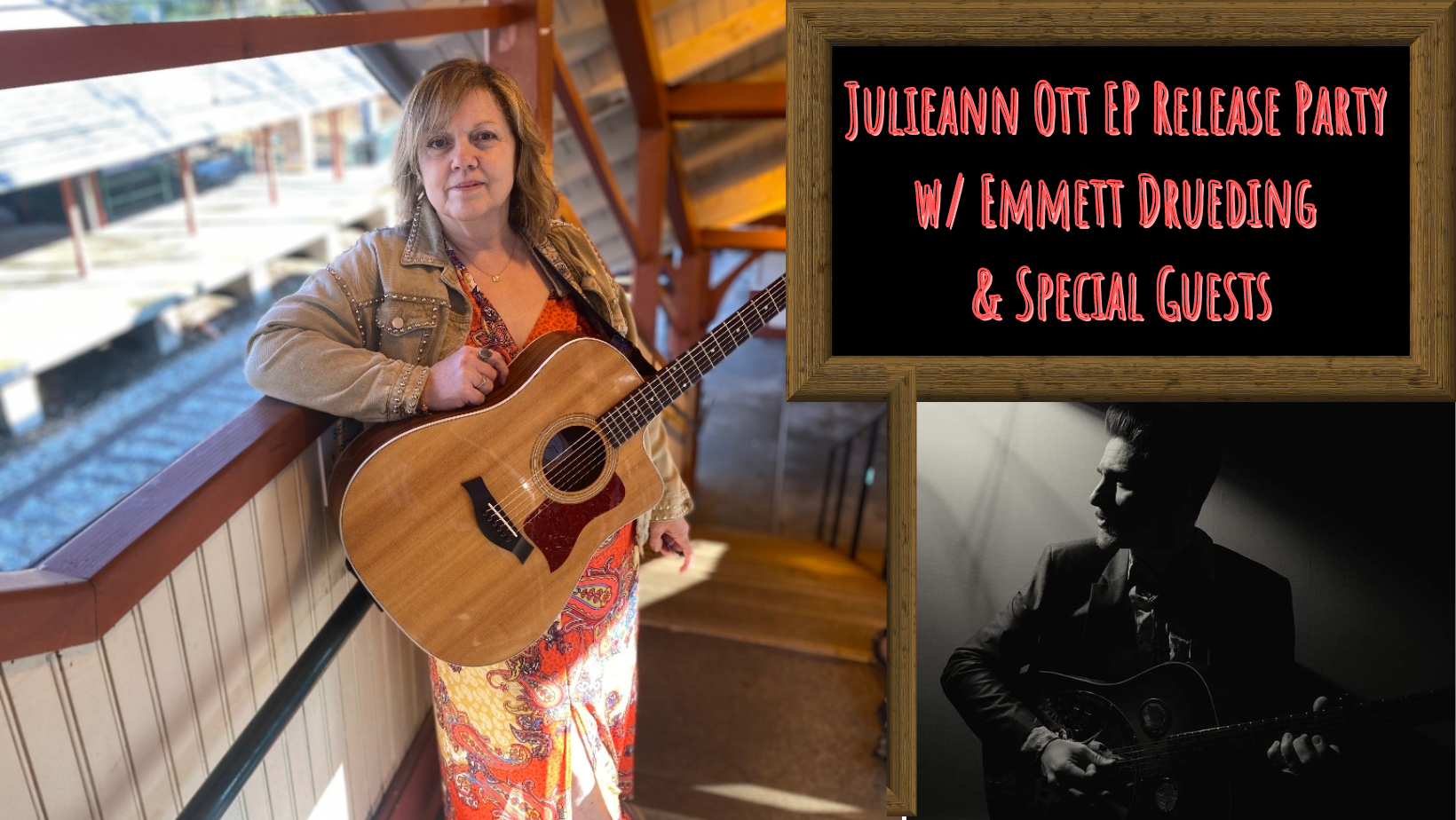 SUN. APR. 23: Julieann Ott EP Release Party w/ Emmett Drueding & Special Guests